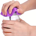 Round silicone jar gripper pad for opening lids
